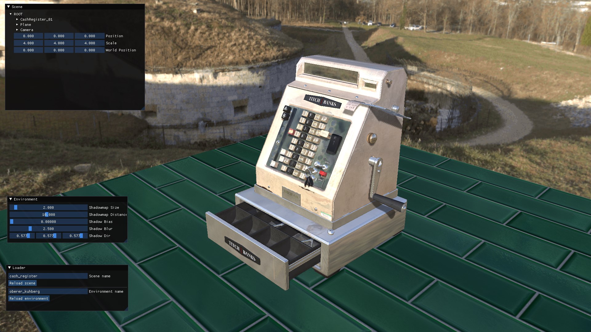 Cash Register Scene Screenshot